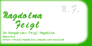 magdolna feigl business card